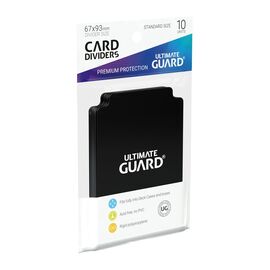 Ultimate Guard Card Dividers Standard Size Black (10)