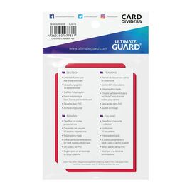 Ultimate Guard Card Dividers Standard Size Red (10)