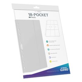 Ultimate Guard 18-Pocket Pages Side-Loading White (10)