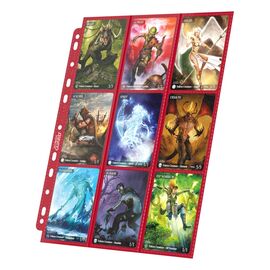 Ultimate Guard 18-Pocket Pages Side-Loading Red (10)