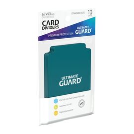 Ultimate Guard Card Dividers Standard Size Petrol Blue (10)