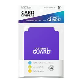 Ultimate Guard Card Dividers Standard Size Purple (10)