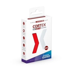 Ultimate Guard Cortex Sleeves Japanese Size Matte  Red (60)