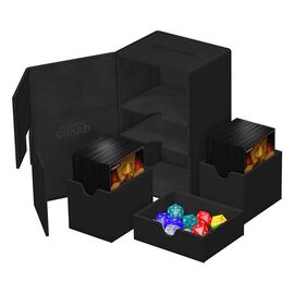 Ultimate Guard Twin Flip`n`Tray 160+ XenoSkin Monocolor Black