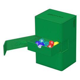 Ultimate Guard Twin Flip`n`Tray 160+ XenoSkin Monocolor Green