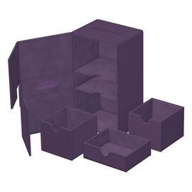 Ultimate Guard Twin Flip`n`Tray 200+ XenoSkin Monocolor Purple