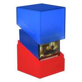 Ultimate Guard Boulder Deck Case 100+ SYNERGY Blue/Red