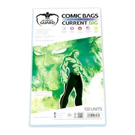Ultimate Guard Comic Bags BIG Resealable Current Size (100)