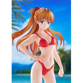 Rebuild of Evangelion Pop Up Parade Beach Queens Asuka Shikinami Langley (Bikini Style) L Size 23 cm