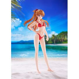 Rebuild of Evangelion Pop Up Parade Beach Queens Asuka Shikinami Langley (Bikini Style) L Size 23 cm