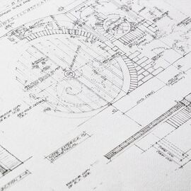 Lord of the Rings Blueprint Art Print The Grey Havens 59 x 42 cm