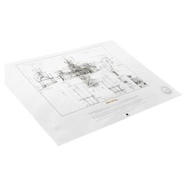 Lord of the Rings Blueprint Art Print The Stable of Edoras 59 x 42 cm