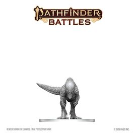 Pathfinder Battles Deep Cuts Unpainted Miniature Pachycephalosaurus 13 cm
