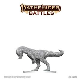 Pathfinder Battles Deep Cuts Unpainted Miniature Pachycephalosaurus 13 cm