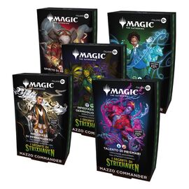 Magic the Gathering I Segreti di Strixhaven Commander Decks Case (5) italian