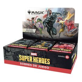 Magic the Gathering Marvel Super Heroes Play Booster Display (30) spanish