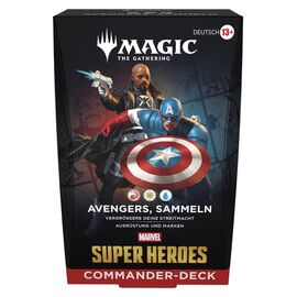 Magic the Gathering Marvel Super Heroes Commander Decks Case (4) german
