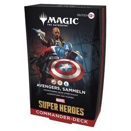Magic the Gathering Marvel Super Heroes Commander Decks Case (4) german