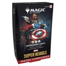 Magic the Gathering Marvel Super Heroes Commander Decks Case (4) italian