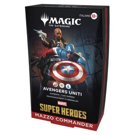 Magic the Gathering Marvel Super Heroes Commander Decks Case (4) italian