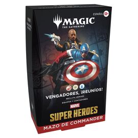 Magic the Gathering Marvel Super Heroes Commander Decks Case (4) spanish