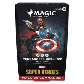 Magic the Gathering Marvel Super Heroes Commander Decks Case (4) spanish