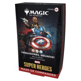 Magic the Gathering Marvel Super Heroes Commander Decks Case (4) spanish