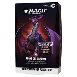 Magic the Gathering Foundations Commander Decks Case (5) french