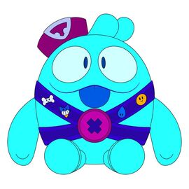 Brawl Stars Plush Figure Squeak 22 cm