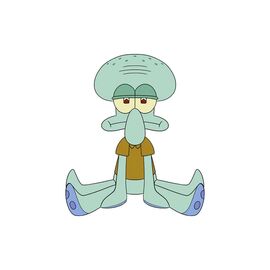 SpongeBob SquarePants Plush Figure Squidward 22 cm