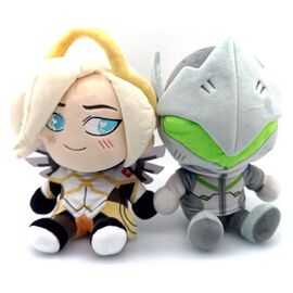 Overwatch Plush Figures 2-Pack Genji & Mercy 22 cm