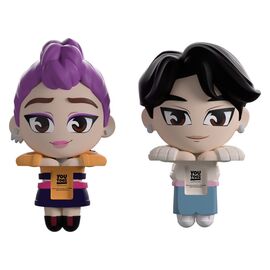 KPop Demon Hunters Vinyl Figures Jinu & Rumi Monitor Buddiez 6 cm