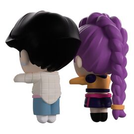KPop Demon Hunters Vinyl Figures Jinu & Rumi Monitor Buddiez 6 cm
