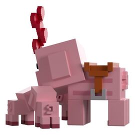 Minecraft Vinyl Figure Pig Family 8 cm