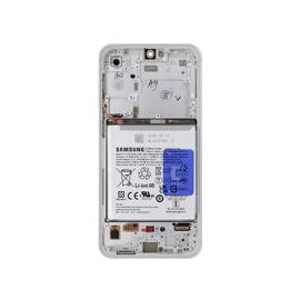 Samsung (GH82-32855B) OLED Touchscreen (incl. frame - incl. battery) - White, Galaxy S23 FE; SM-S711