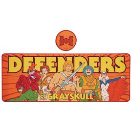 MASTERS OF THE UNIVERSE - Heroes - XL Desktop Mat + 1 Coaster