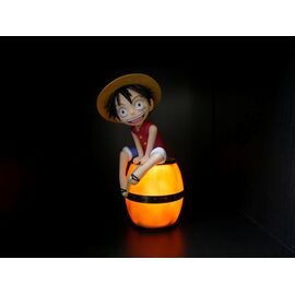 ONE PIECE - Luffy on a Barrel - Light-Up Figure - 8inch