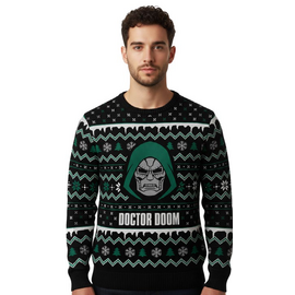 MARVEL - Doctor Doom - Men Christmas Sweaters (XXL)