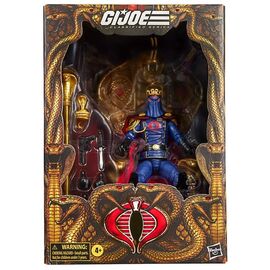 G.I. JOE - Cobra Commander in dress uniform & throne - Figure 15cm