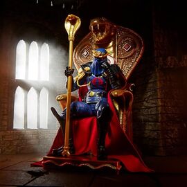 G.I. JOE - Cobra Commander in dress uniform & throne - Figure 15cm