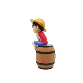 ONE PIECE - Luffy on a Barrel - LED Light-Up Alarm Clock - 7inch