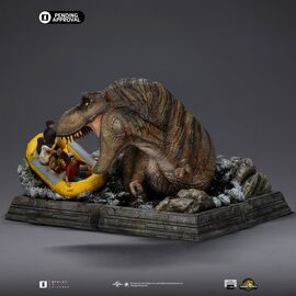 JURASSIC WORLD - T-rex River Attack - Statue demi Art Scale 1/20 22cm