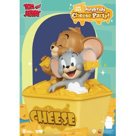 TOM & JERRY - "Jerry & Tuffy Cheese Party" - Bank 23.4cm