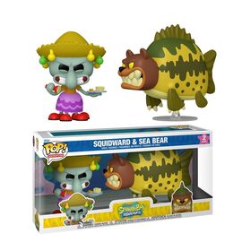 SPONGEBOB - POP Animation - 2 Pack Squidward & Sae Bear