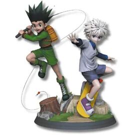 HUNTER X HUNTER - Gon & Kirua - Statue 25cm