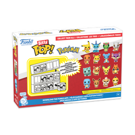POKEMON - Bitty Pop 4 Pack 2.5cm - Squirtle