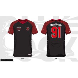 MARVEL - Deadpool 91 - Soccer Jersey Men (XL)