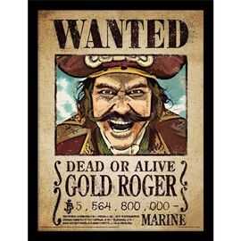 ONE PIECE LIVE ACTION - Gold Roger - Collector Print 30x40cm
