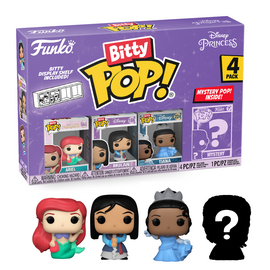 DISNEY PRINCESS - Bitty Pop 4 Pack 2.5cm - Ariel