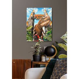 JURASSIC PARK - Gates - 3D WoodArts Poster '30x40cm'